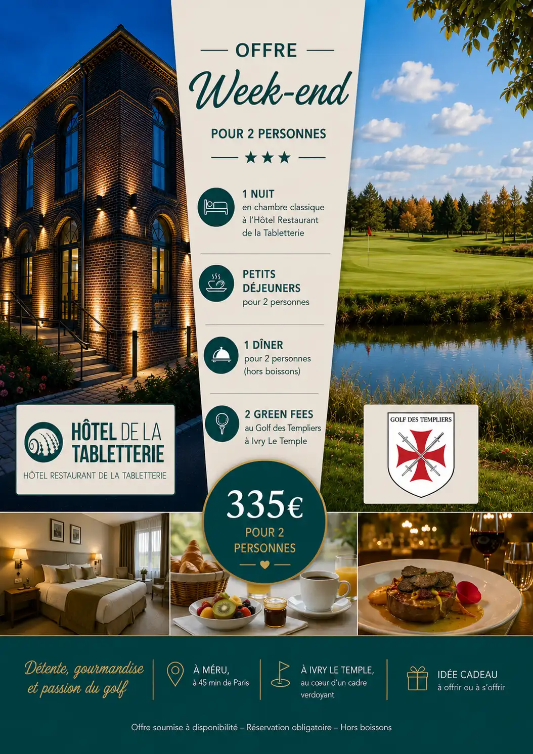 Offre Gastronomie et Golf